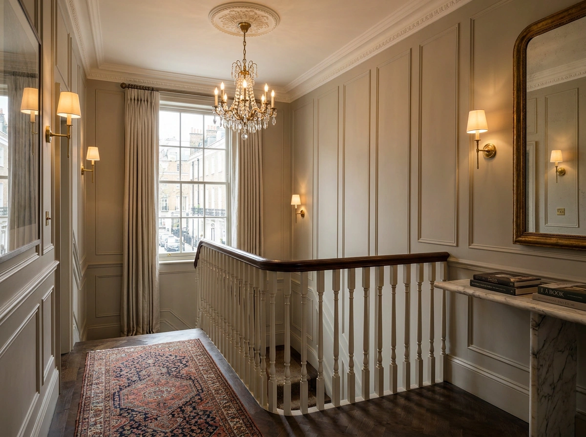 Stairs remodel and installation as part of a house renovation in Mayfair
